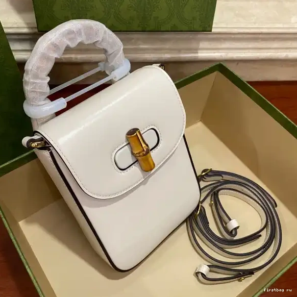First bag ru Bamboo mini handbag Gucci 0622